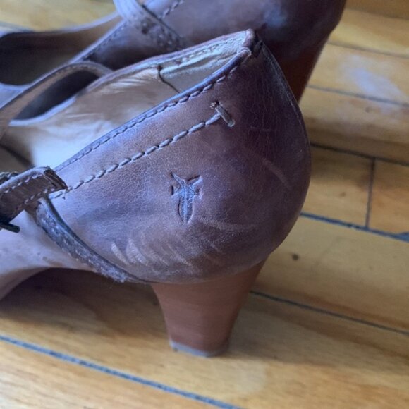 FRYE mary Jane strap slate. Good but we’ll worn condition - Picture 5 of 7